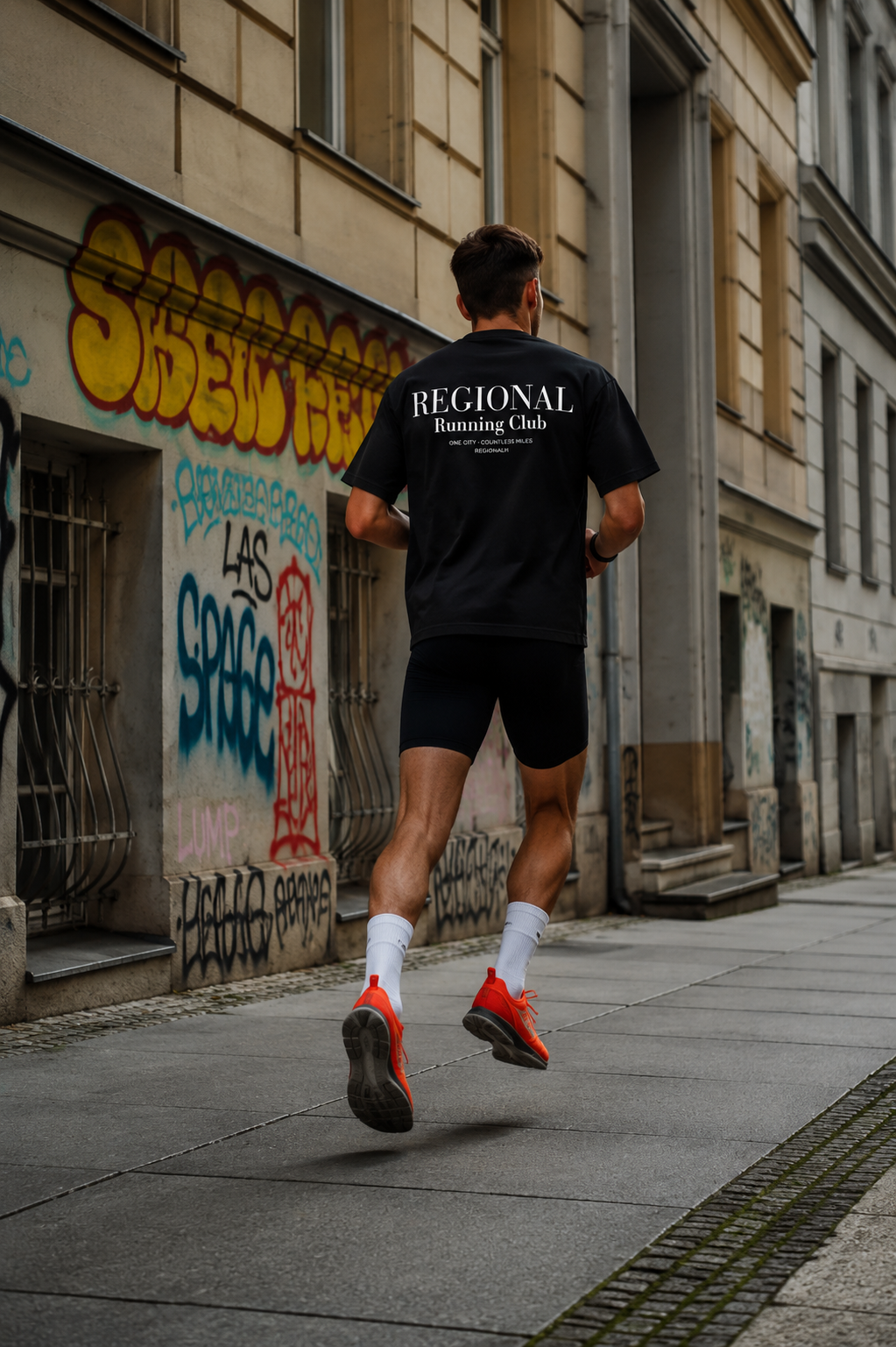 RegionalH Running Club Unisex Oversized Cotton T-Shirt